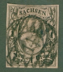 SAXONY GERMANY 8 USED (RL) 3839 CV $8.00 BIN $3.50