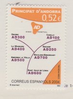 Andorra - Spanish Scott #305 Stamp  - Mint NH Single