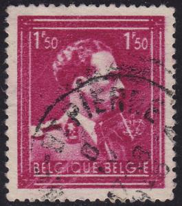 Belgium - 1944 - Scott #355 - used -  Leopold III