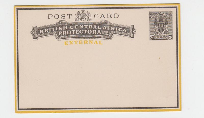 BRITISH CENTRAL AFRICA / RHODESIA 1890's, 2d CARD UNUSED H&G#5 (SEE BELOW