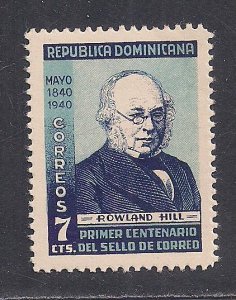 DOMINICAN REPUBLIC SC# 357  FVF/MOG 1940