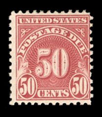 United States, Postage Dues #J76 Cat$175, 1930 50c carmine, hinged