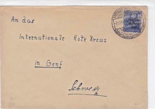 Germany Soviet Zone 1948 Red Cross Ghent  stamps cover  R20746