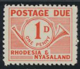 Rhodesia & Nyasaland SG D1 Sc# J1  MNH see details Postage Due