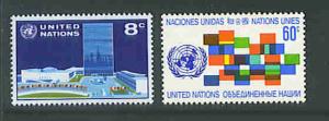 UN New York issue Sc. # 222-23 f-vf mnh set 