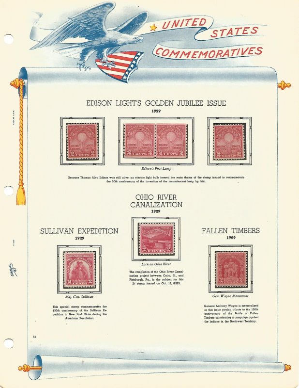 USA Postal Stamps MNH