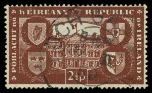 IRELAND Sc 139 F-VF/USED - 1949 2½p Leinster House - Sound