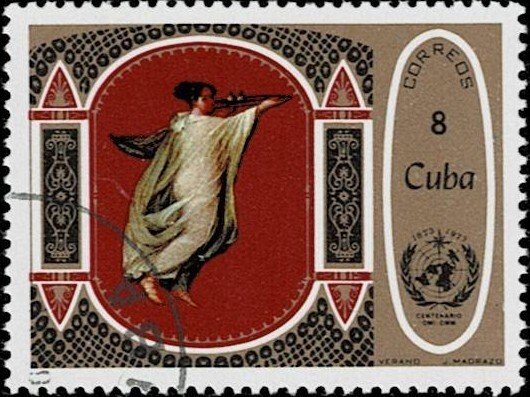 1973 Cuba Scott Catalog Number 1824 Used
