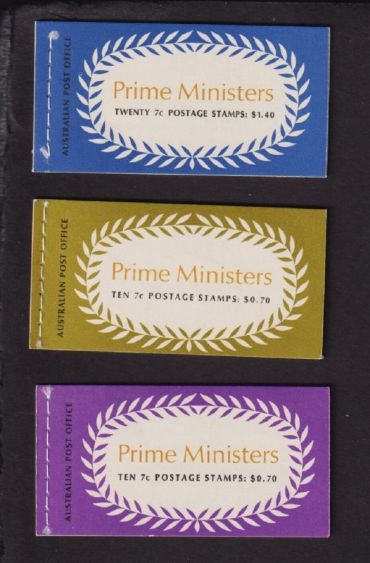 Australia - 1972 Prime Minister Booklet set