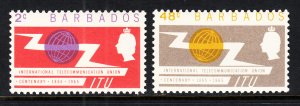 Barbados 265-266 MNH VF