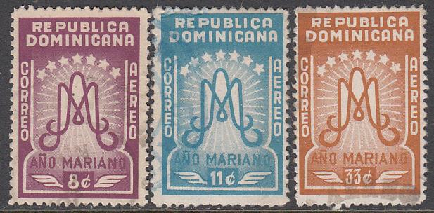 Dominican Republic # C87-C89 Used