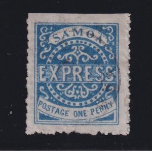 Samoa, Scott 1 (SG 15), lightly cancelled used