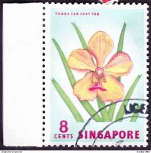 SINGAPORE 1963 8c Multicoloured SG68 FU