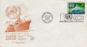 United Nations, First Day Cover, Ships