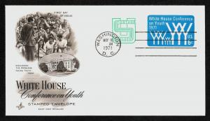 #U562 8c  White Conf. On Youth, Art Craft FDC **ANY 5=FREE SHIPPING**