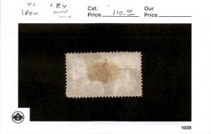 United States Postage Stamp, #E4 Used, 1894 Special Delivery (AC)