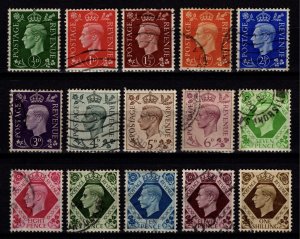 Great Britain 1937-47 George VI Def., Set [Used]