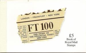 GB 1988 Financial Times DX9 Prestige Booklet