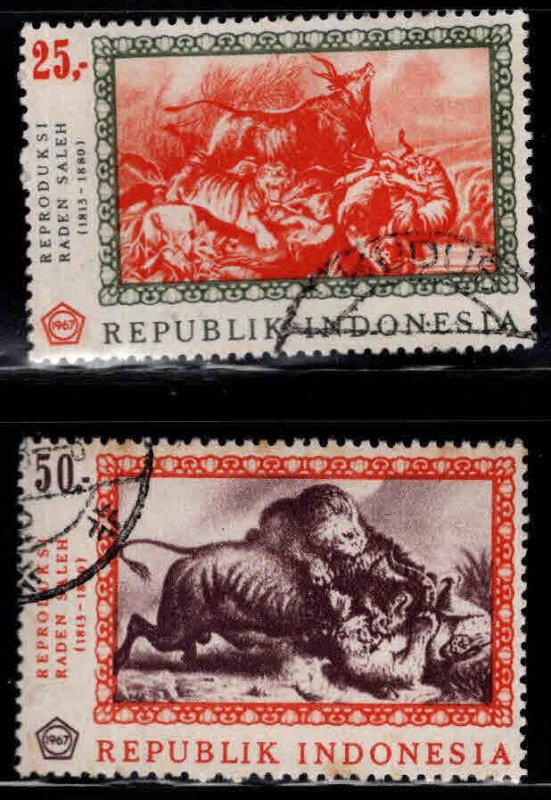 Indonesia Scott 730-731 Used Art set