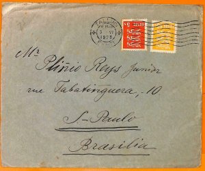 99135 - ESTONIA Estonia - POSTAL HISTORY - COVER from TALLINN to BRAZIL 1929-