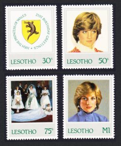 Lesotho Diana Princess of Wales 21st Birthday 4v 1982 MNH SG#514-517