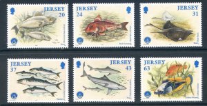 Jersey 1998 Marine Life Set SG864/869 Unmounted Mint 