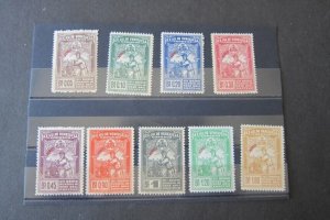 Venezuela 1944 Sc C189-197 set MH