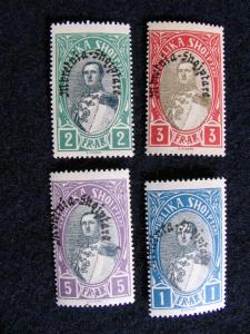 Albania – 1928 – King Zog I Overprints – MINT