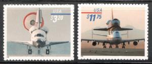 3261 & 3262 Space Shuttle Set Priority & Express Mail Stamps 