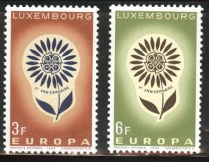 Luxembourg Scott 411-412 MNH** 1964 Europa set