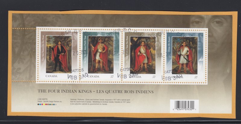 Canada 2383b Indian Kings SS used