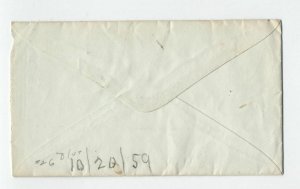 #26 cover large double circle Middlesex NY postmark [y4817] 