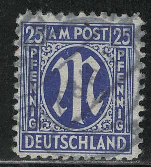 Germany AM Post Scott # 3N13a, used