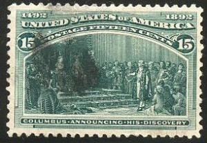 US Scott #238 Used, VF/XF