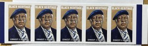 US 5753a Imperf. Strip of 5 Black Heritage