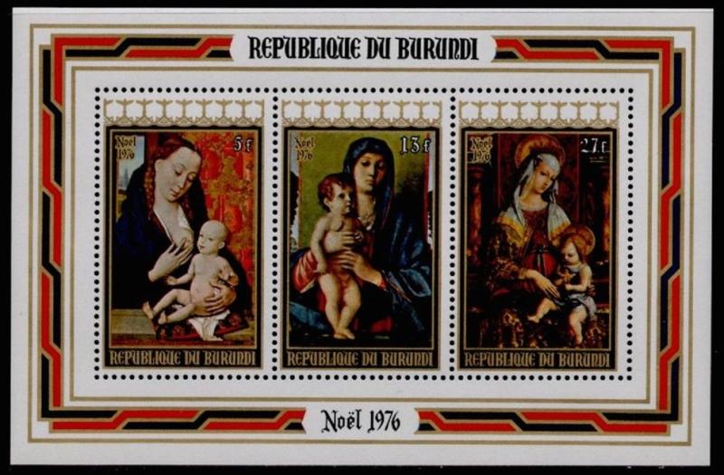 Burundi 506a MNH Christmas, Art