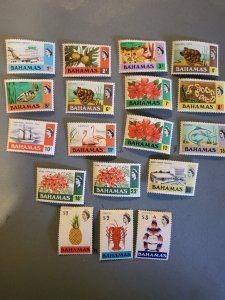 Stamps Bahamas Scott #313-30 never hinged