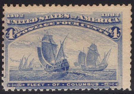 US Stamp Scott #233 MINT NH SCV $140