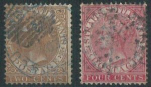 70607  - STRAITS SETTLEMENTS  - STAMPS: Stanley Gibbons #  11/12 - Fine USED