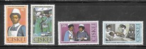 South Africa Ciskei #34-37 MNH Set of 4 Singles (my12)