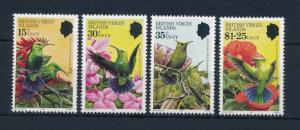 [52857] British Virgin Islands 1982 Birds Vögel Oiseaux Ucelli Flowers MNH