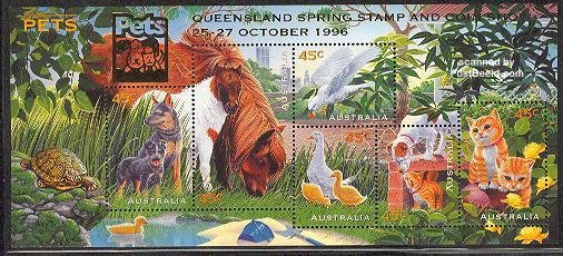 Australia 1996, Queensland stamp show s/s, MNH