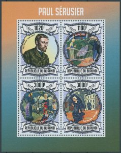 Burundi 2013 MNH Art Stamps Paul Serusier Paintings French Painter 4v M/S