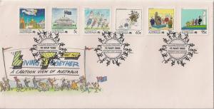 Australia Fdc Living Together