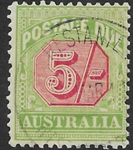 Australia J-47      1909   5  sh.   fine used