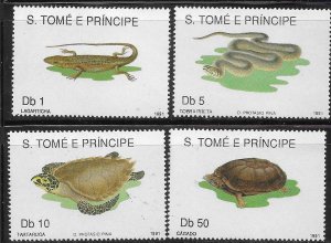 St Thomas & Prince islands 1991 Flora and Fauna Sc 978-981 MNH A3326