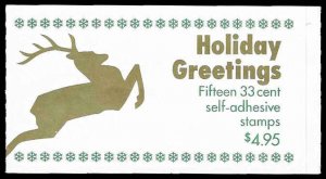 PCBstamps   US #3364/3367 (BK276B) $4.95(15x33c)Deer, MNH, (6)