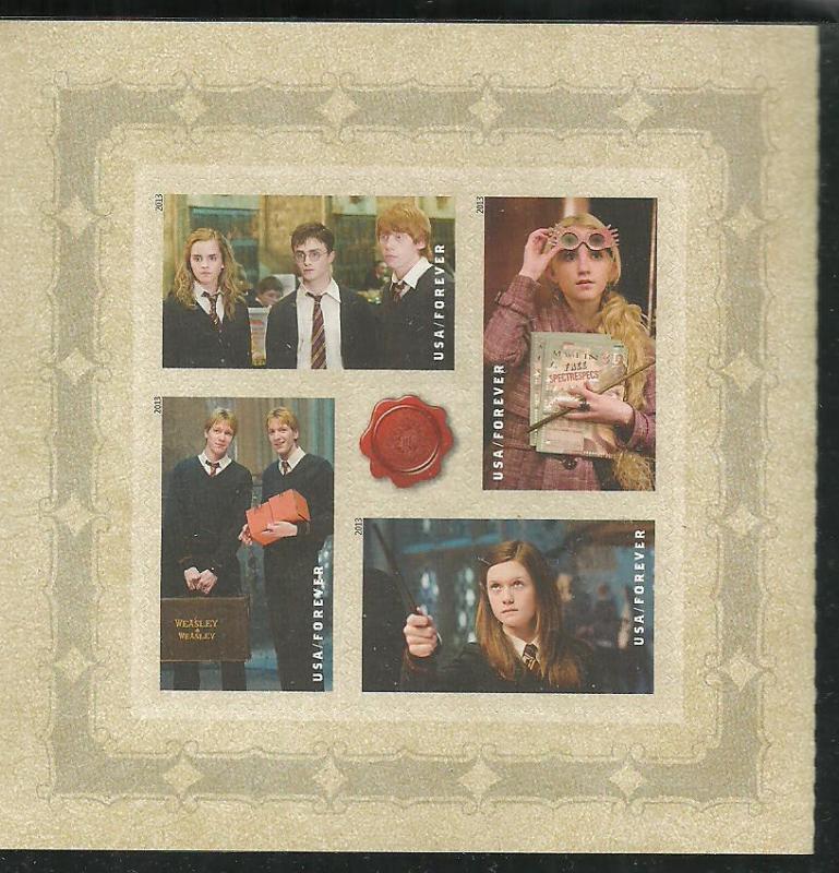 #4825-4844 Harry Potter Full booklet Mint NH