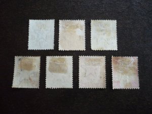 Stamps - India - Scott# O27-O32 - Used Part Set of 7 Stamps