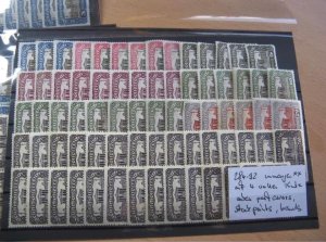 Austria 1919 - 1921 good lot MNH on 1 loaded card - Very HIGH CV  ￼